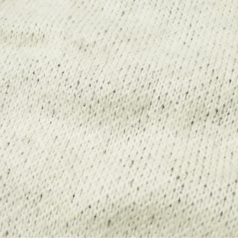 🆕NWT*STUSSY*🔥RARE🎱CREAM 8 BALL Heavy Brushed Mohair Sweater Men’s SMALL✨ - Picture 8 of 16